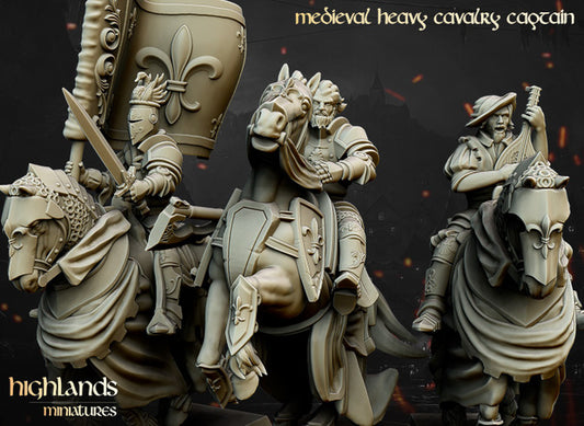 Medieval Heavy Cavalry Command Group