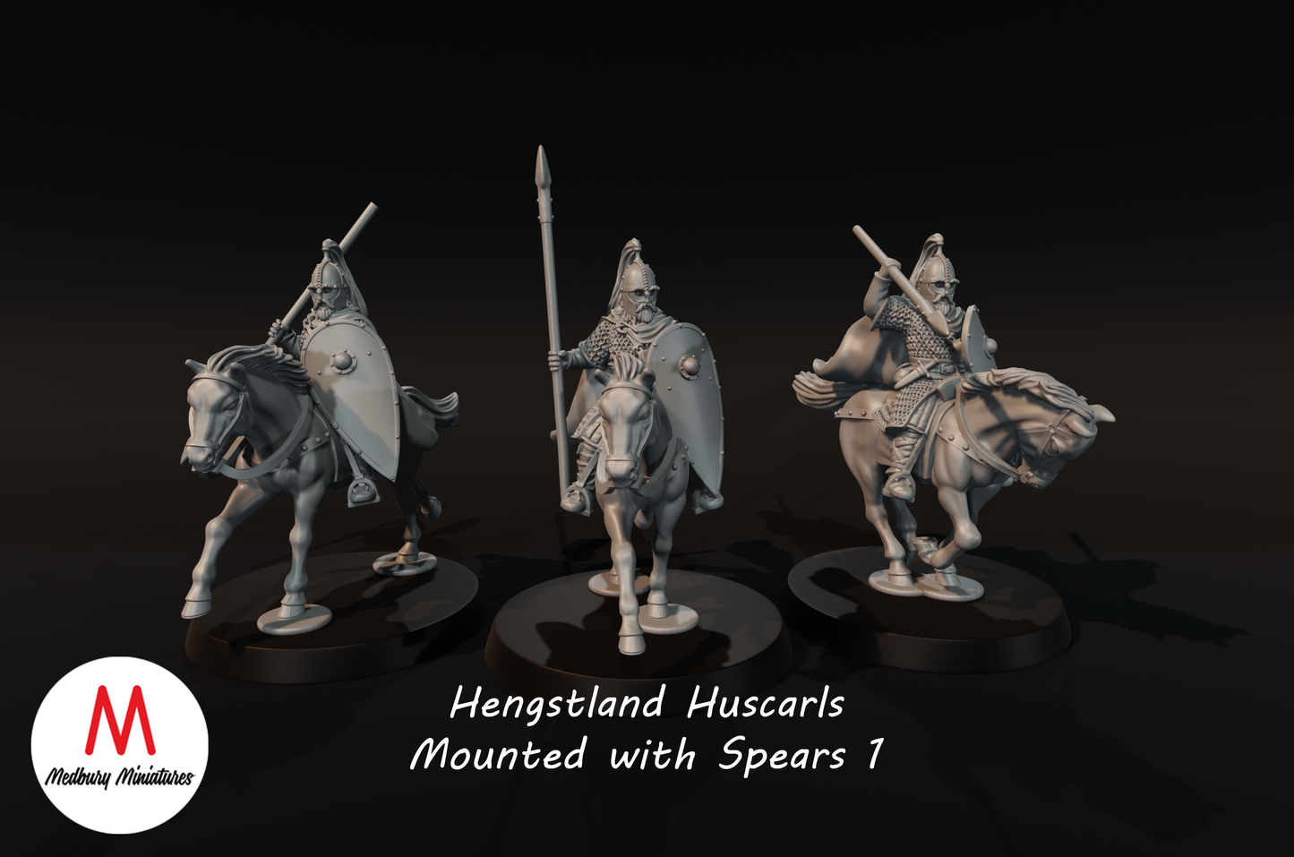 Hengstland Huscarls mounted with spears 1