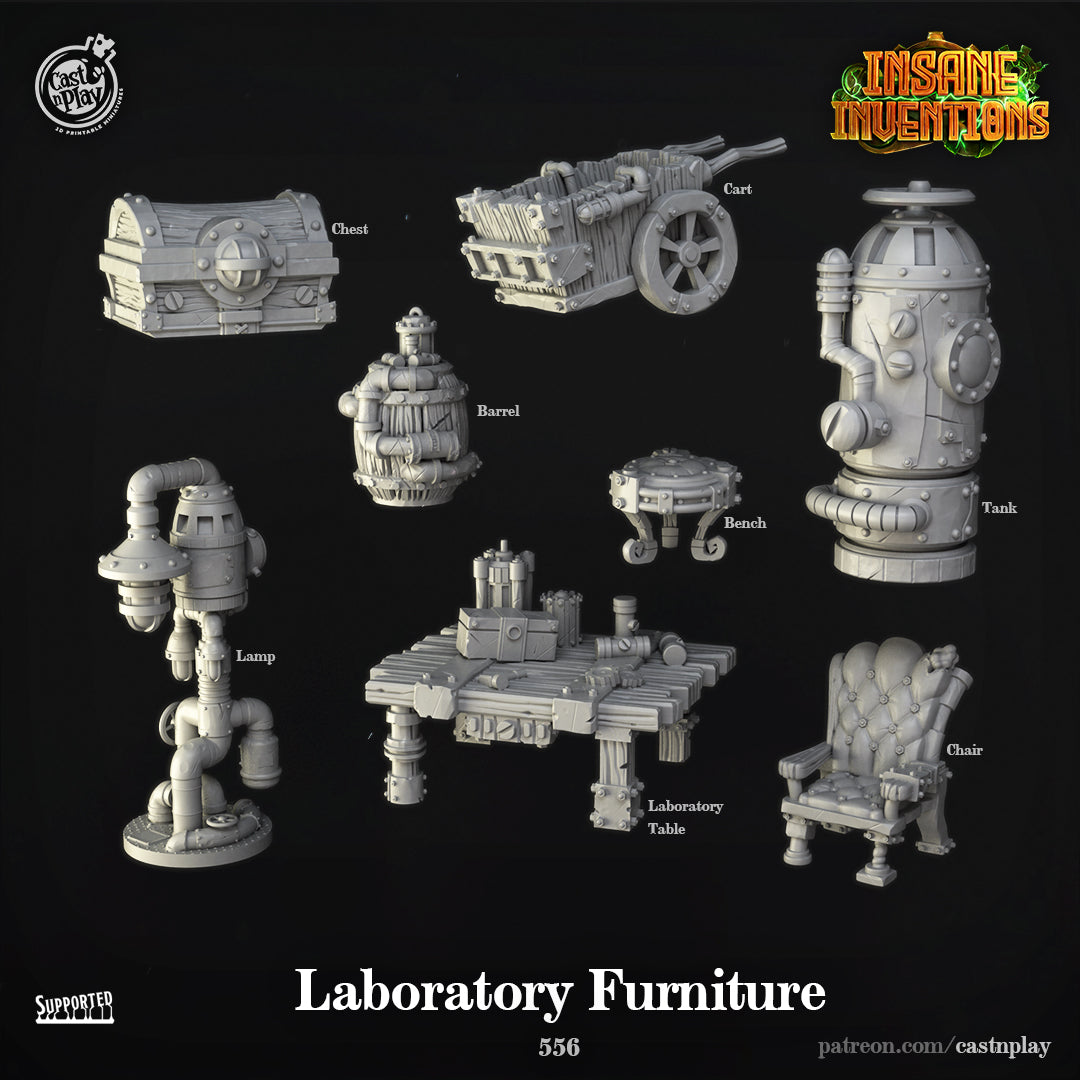 Laboratory Furniture – 🏅 EboraMiniatures