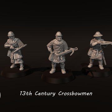 13th Century crossbowmen
