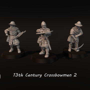 13th Century crossbowmen
