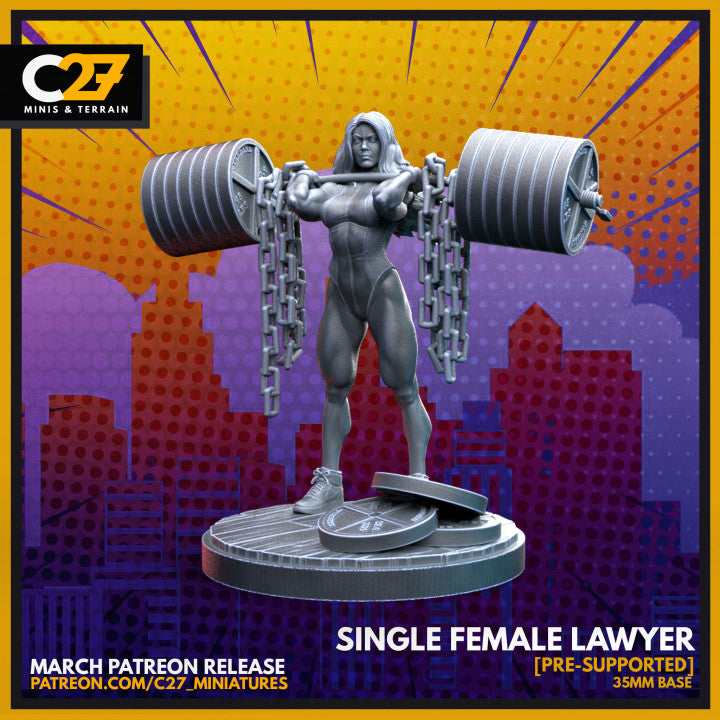 Single female lawyer
