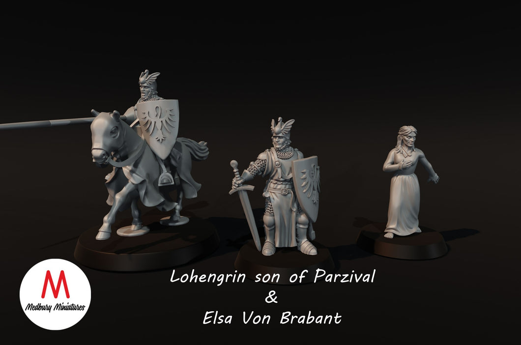 Lohengrin son of Parzival & Elsa Von Brabant