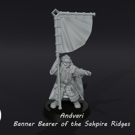 Andvari Banner Bearer of the Sahpire Ridges