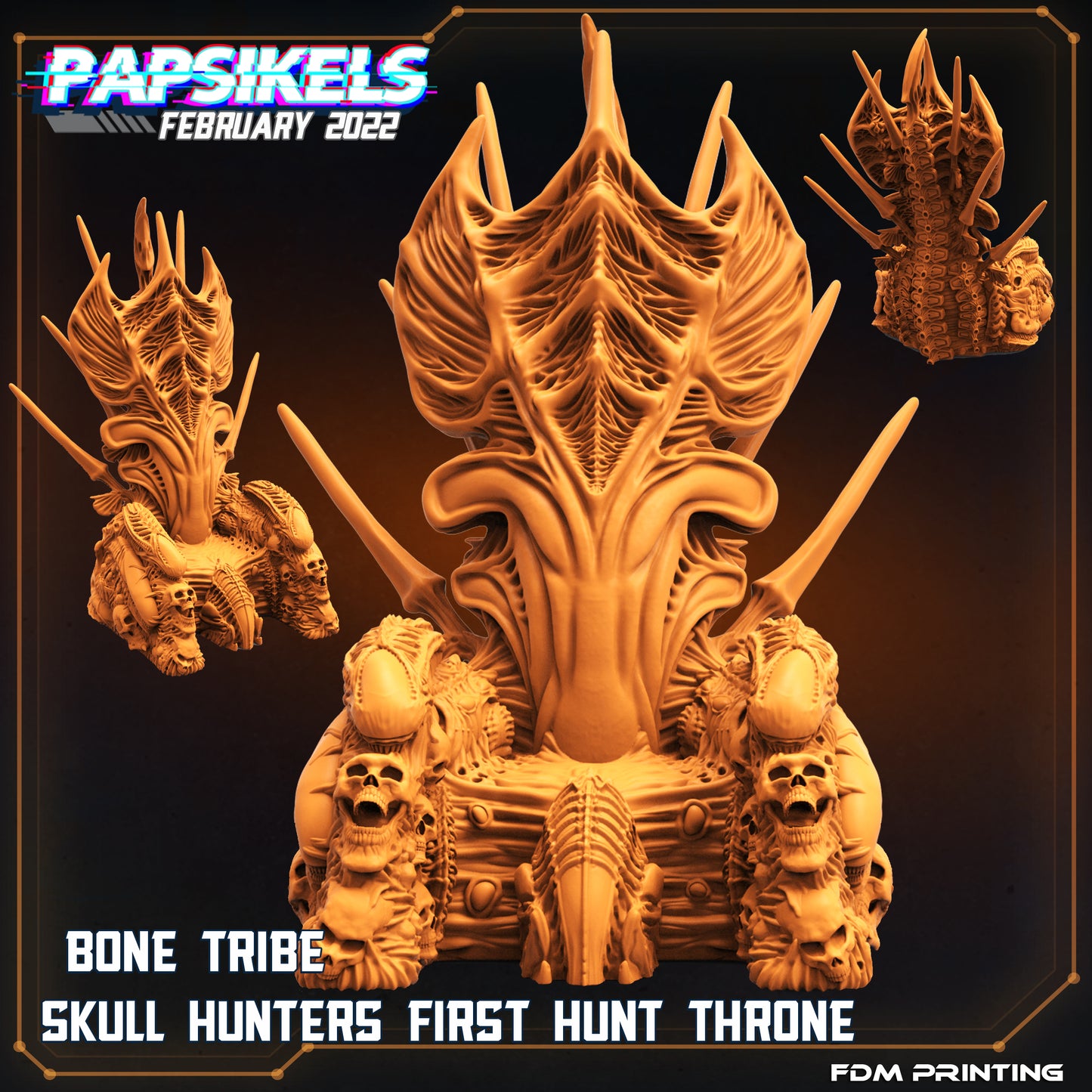 Bone Tribe Skull Hunters First Hunt Throne + Iskaligor