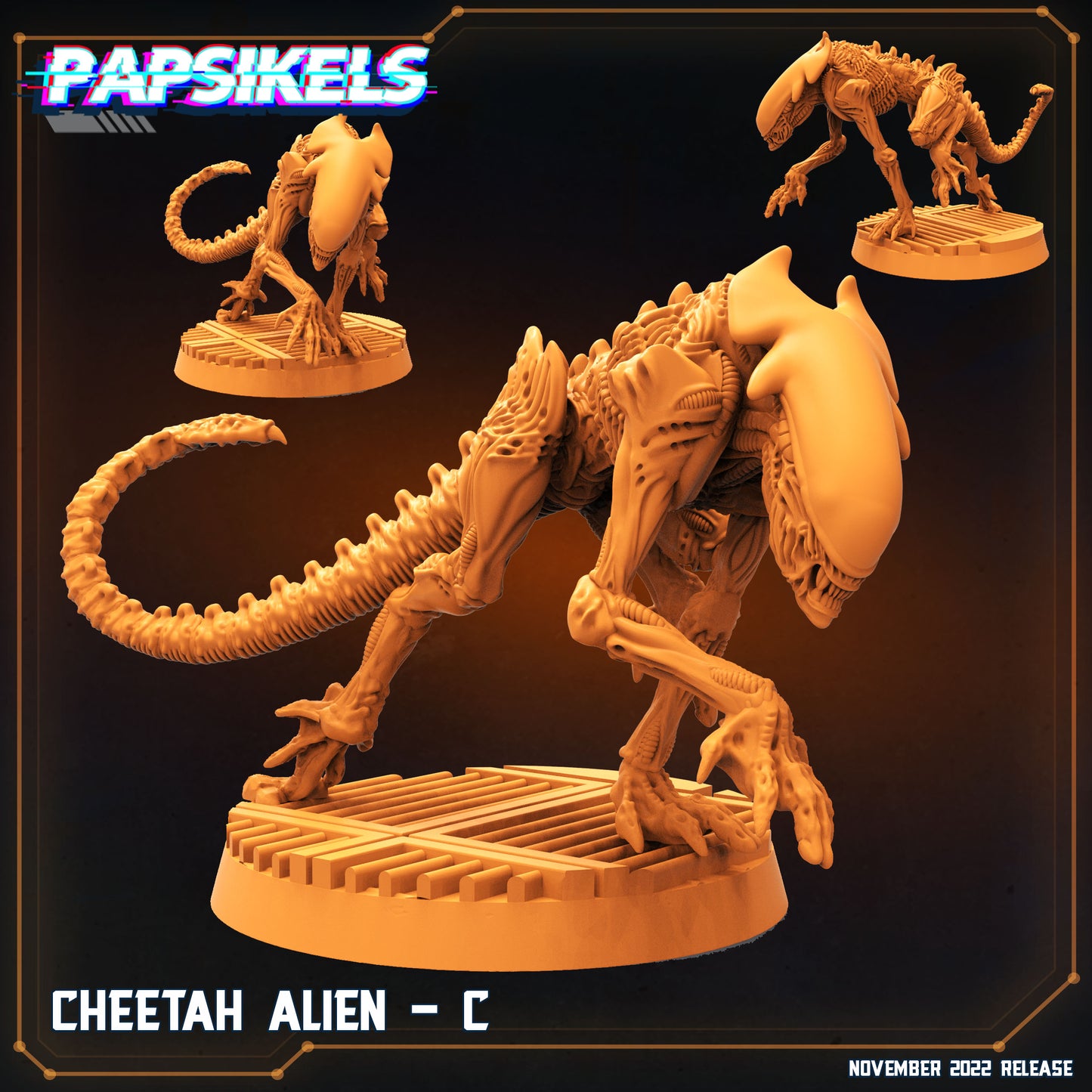Cheetah Alien (6 Versionen)