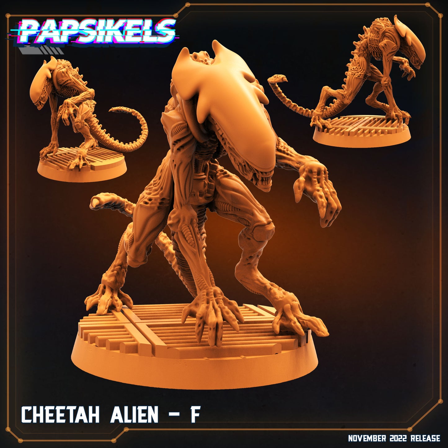Cheetah Alien (6 Versionen)