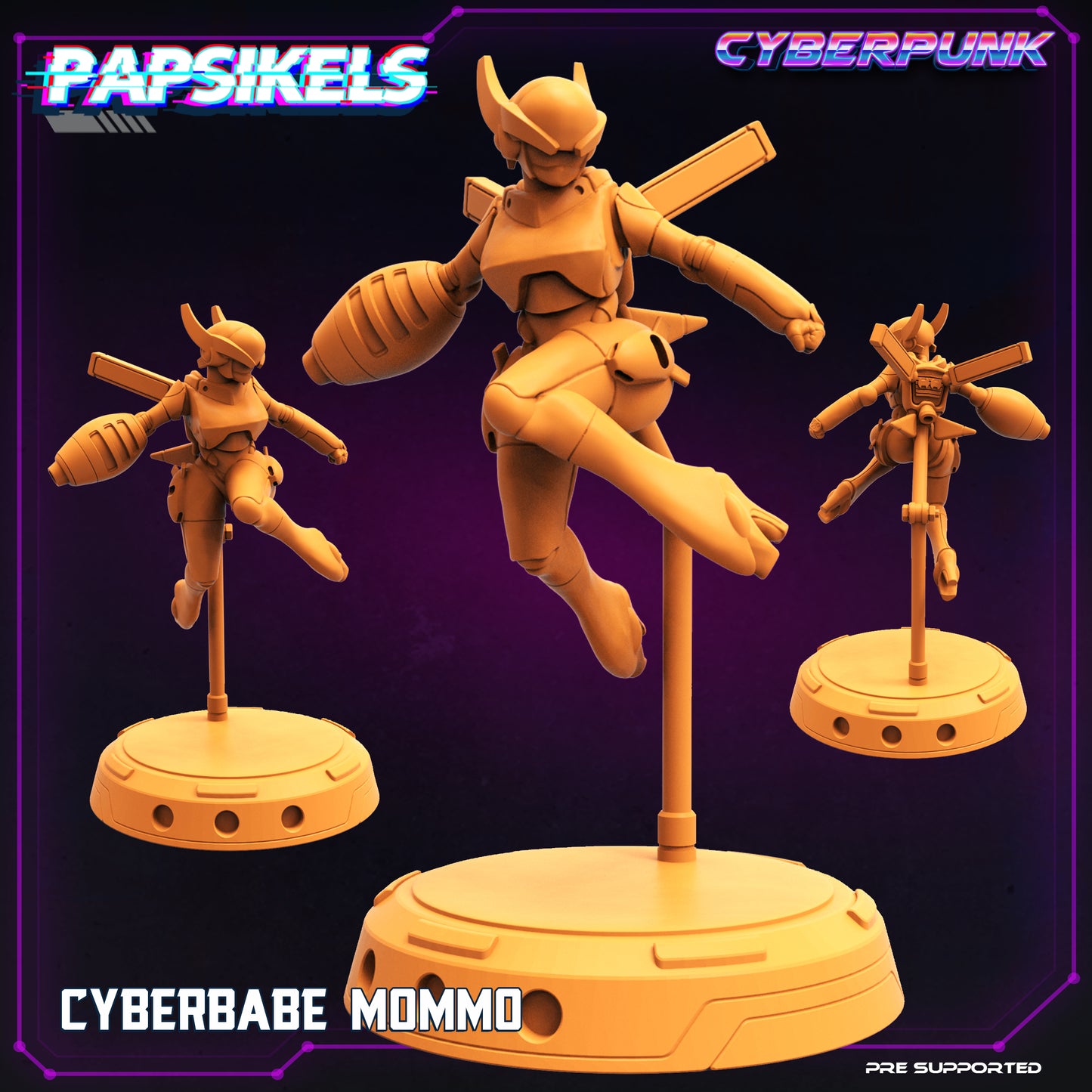 Cyberbabe (4 poses)