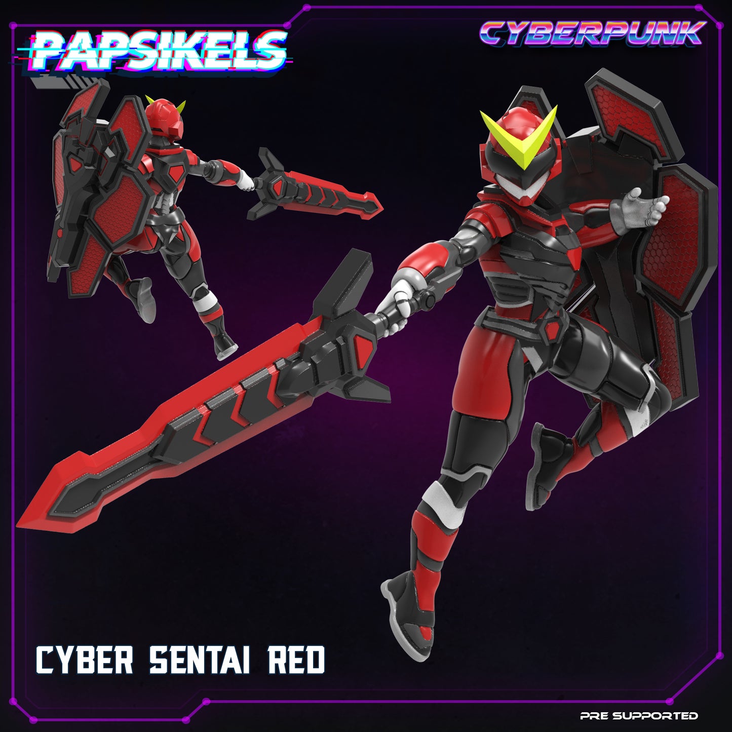 Cyber Sentai (5 modelos)