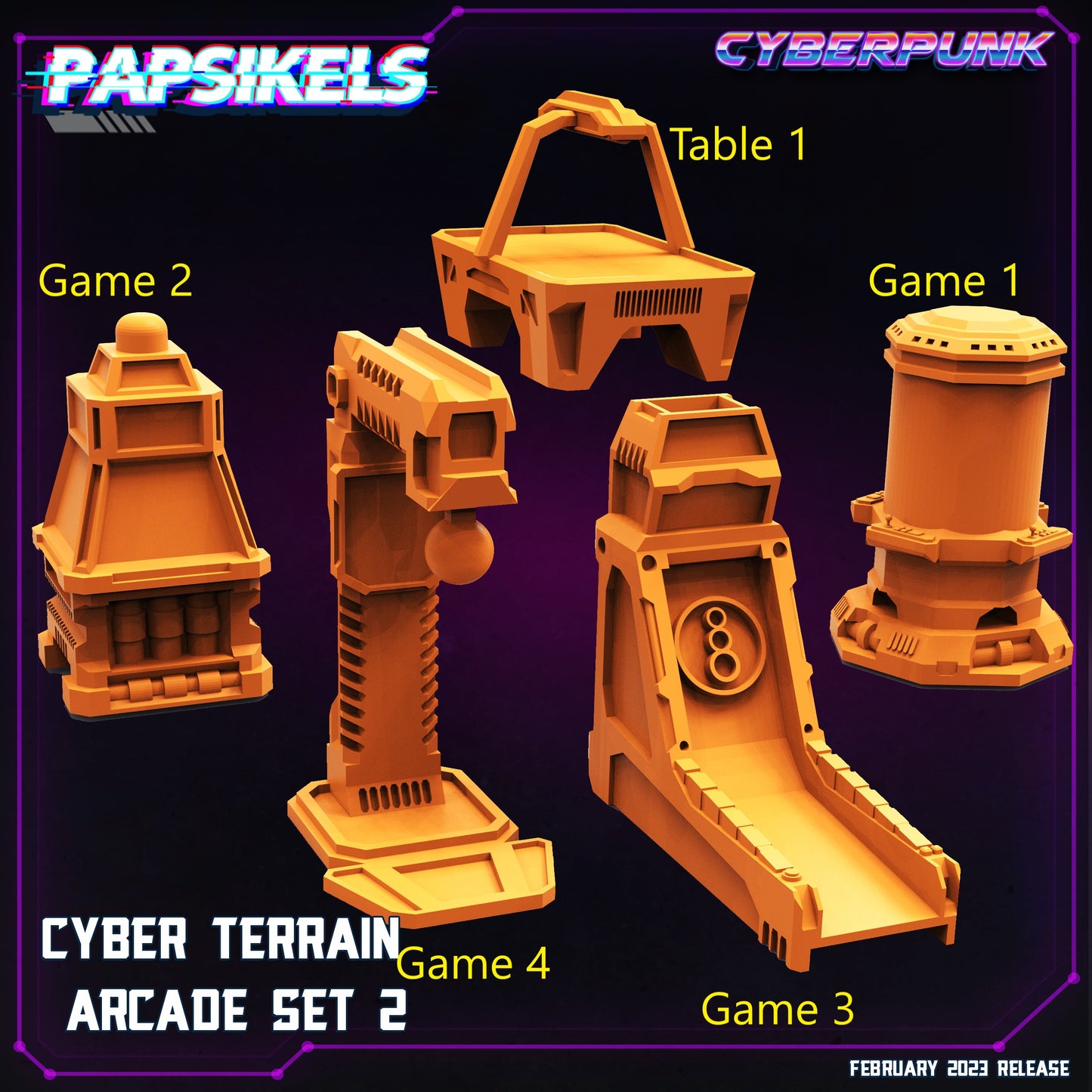 Cyber Terrain Arcade Set 2