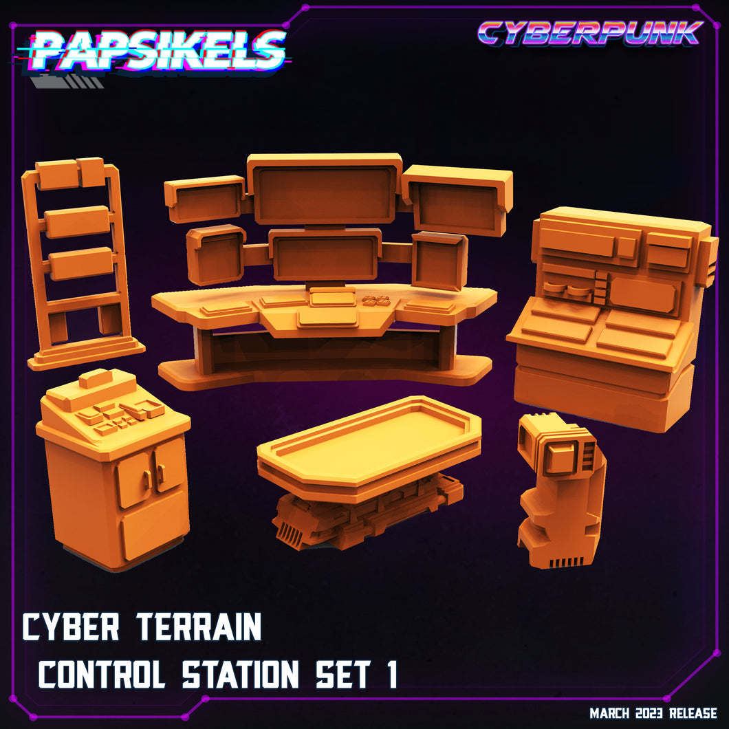 Cyber Terrain Control Station Set 1