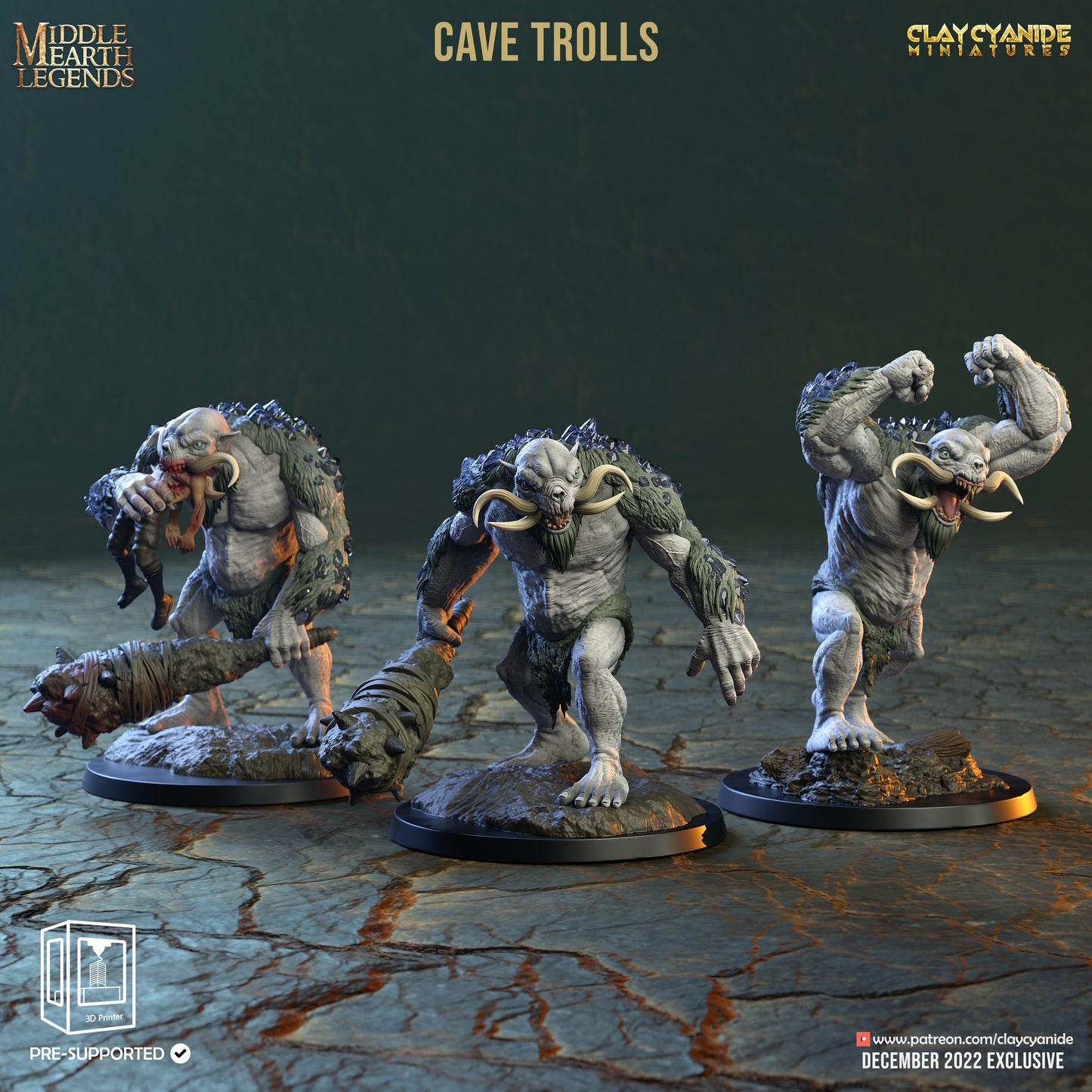 Cave trolls (3 variantes)