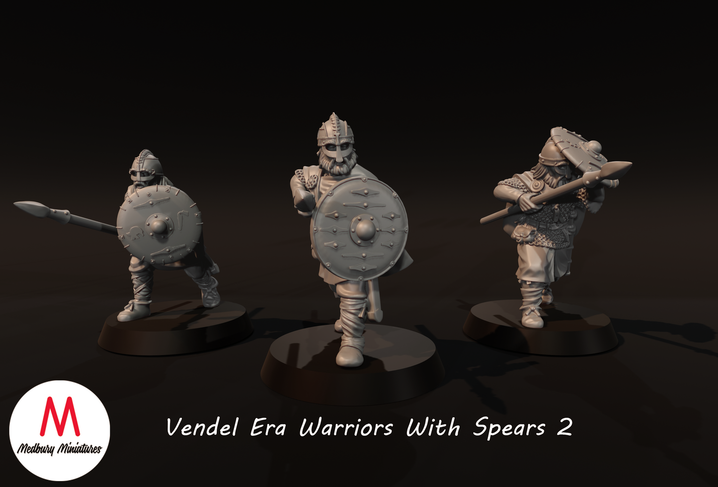 Vendel Era Warriors with Spears 2