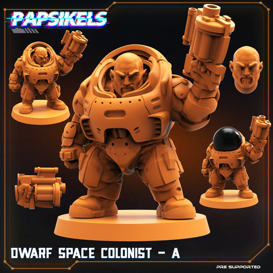 Dwarf Space Colonist (10 modelos)