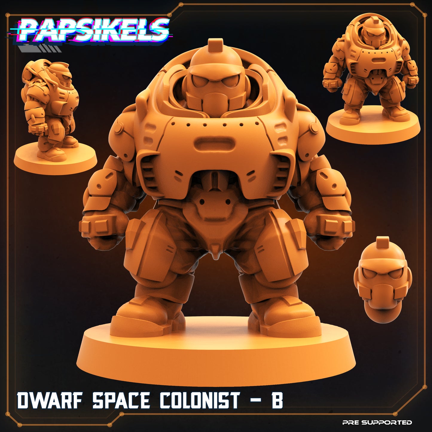 Dwarf Space Colonist (10 modelos)