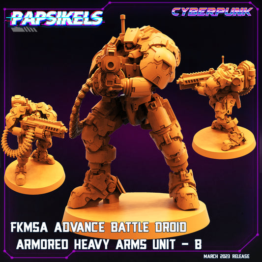 FKMSA Advance Battle Droid Armored Heavy Arms