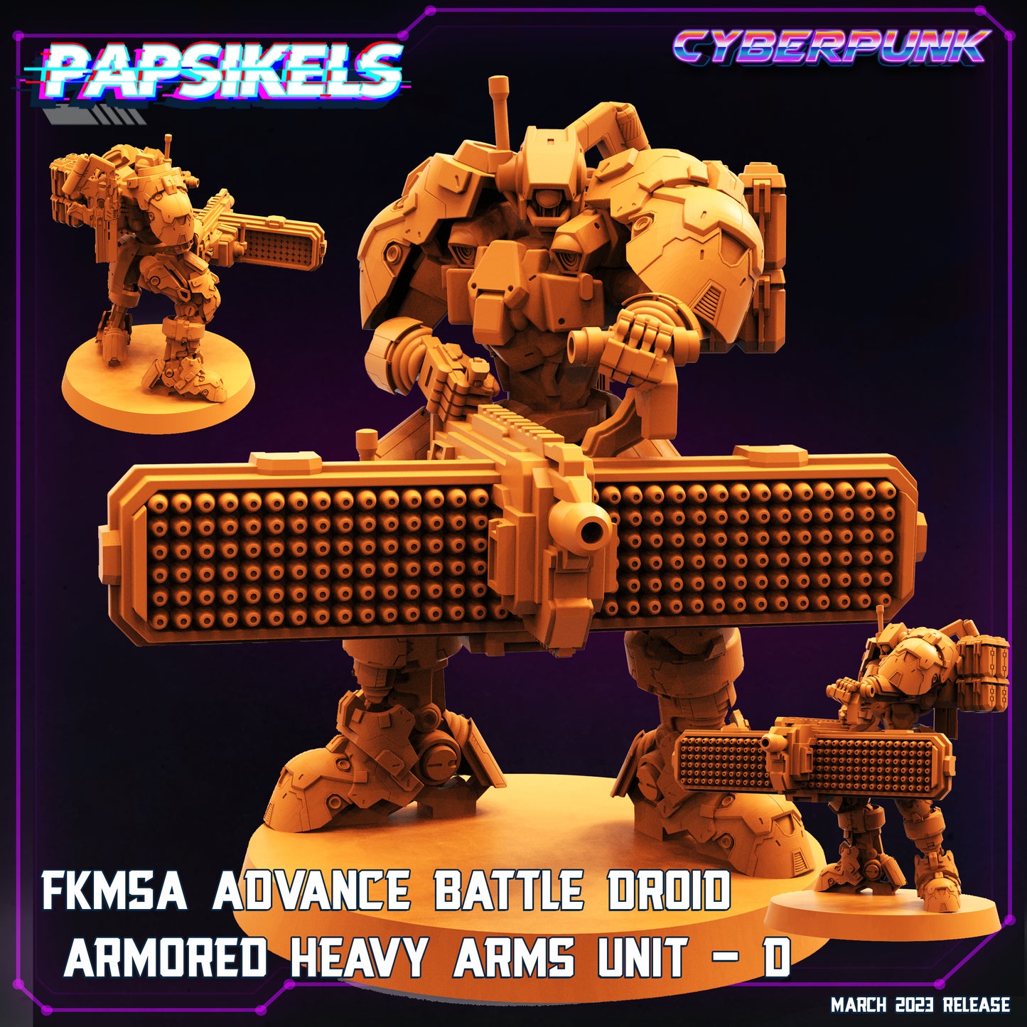 FKMSA Advance Battle Droid Armored Heavy Arms