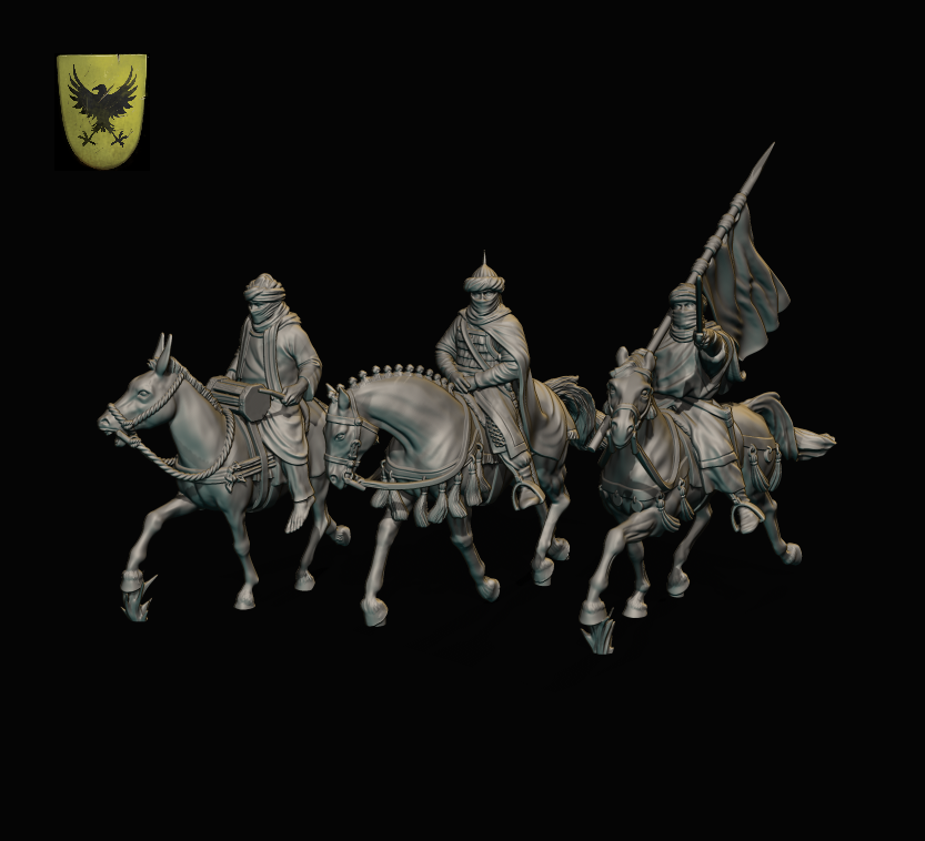 Berber Cavalry Grupo de mando