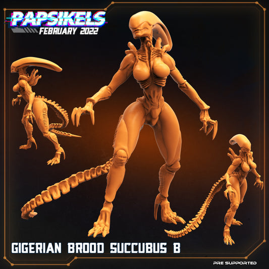 Gigerian Brood Succubus (6 modelos)