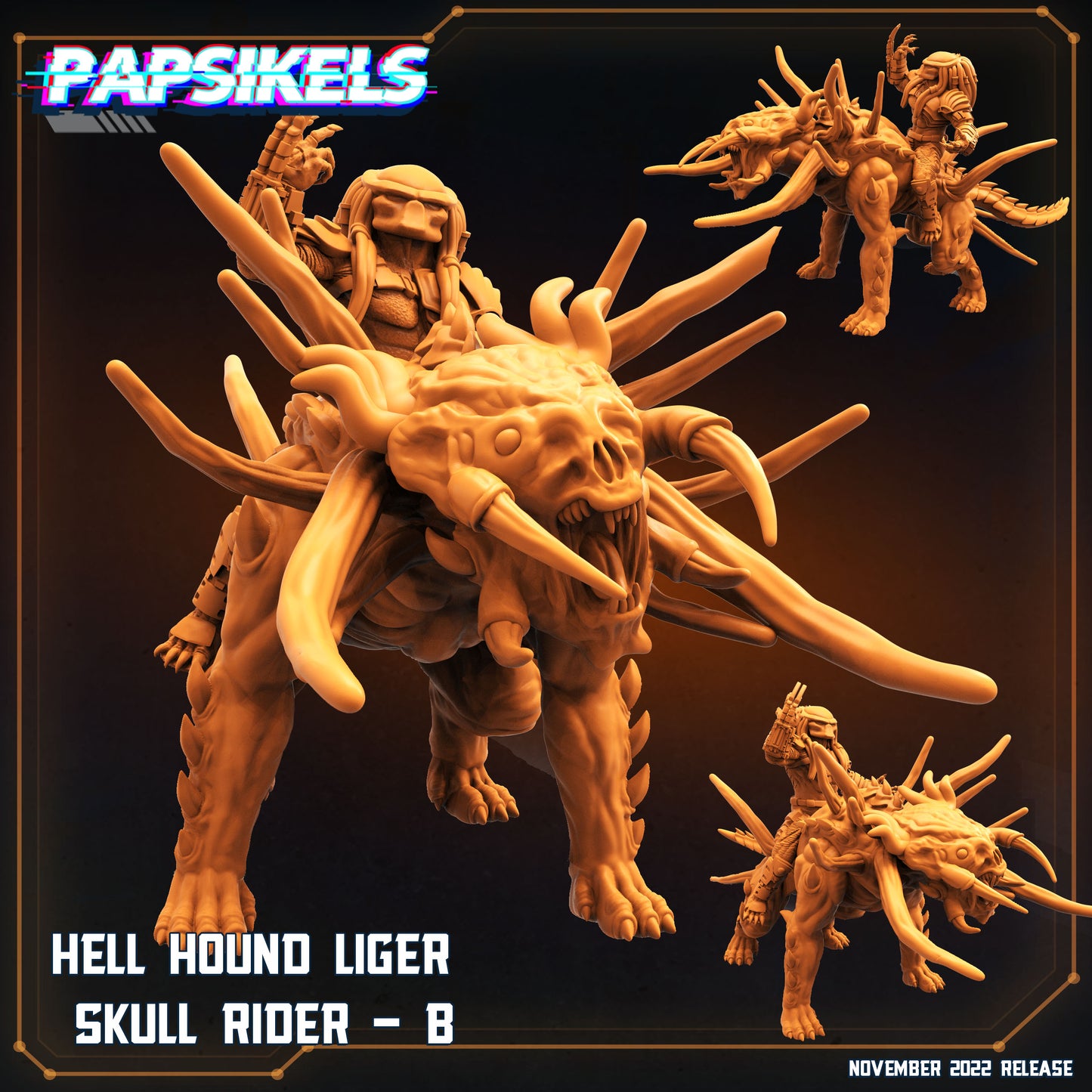 Hell Hound Liger Skull Rider