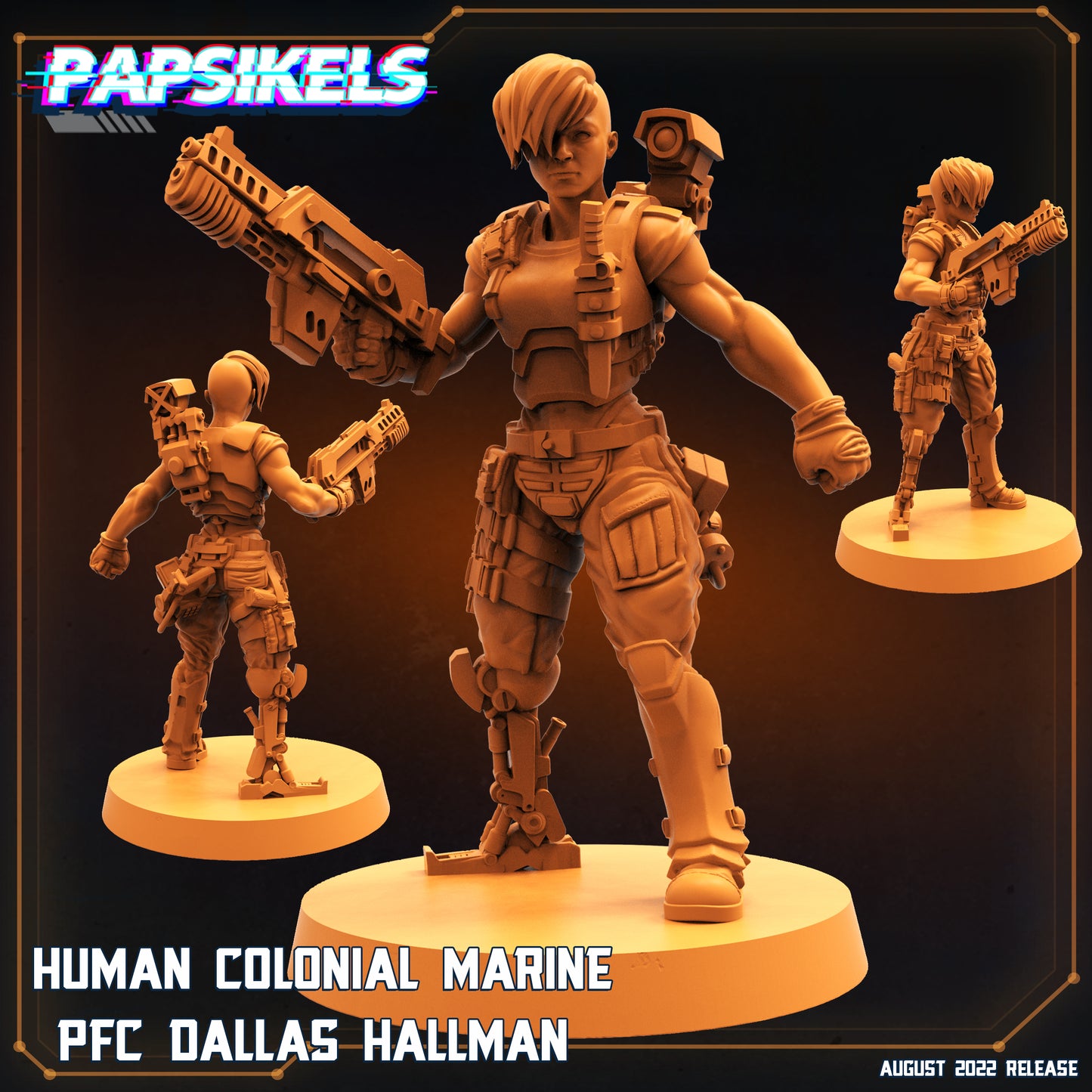 Human Colonial Marine (3 modelos, Agosto 2022)