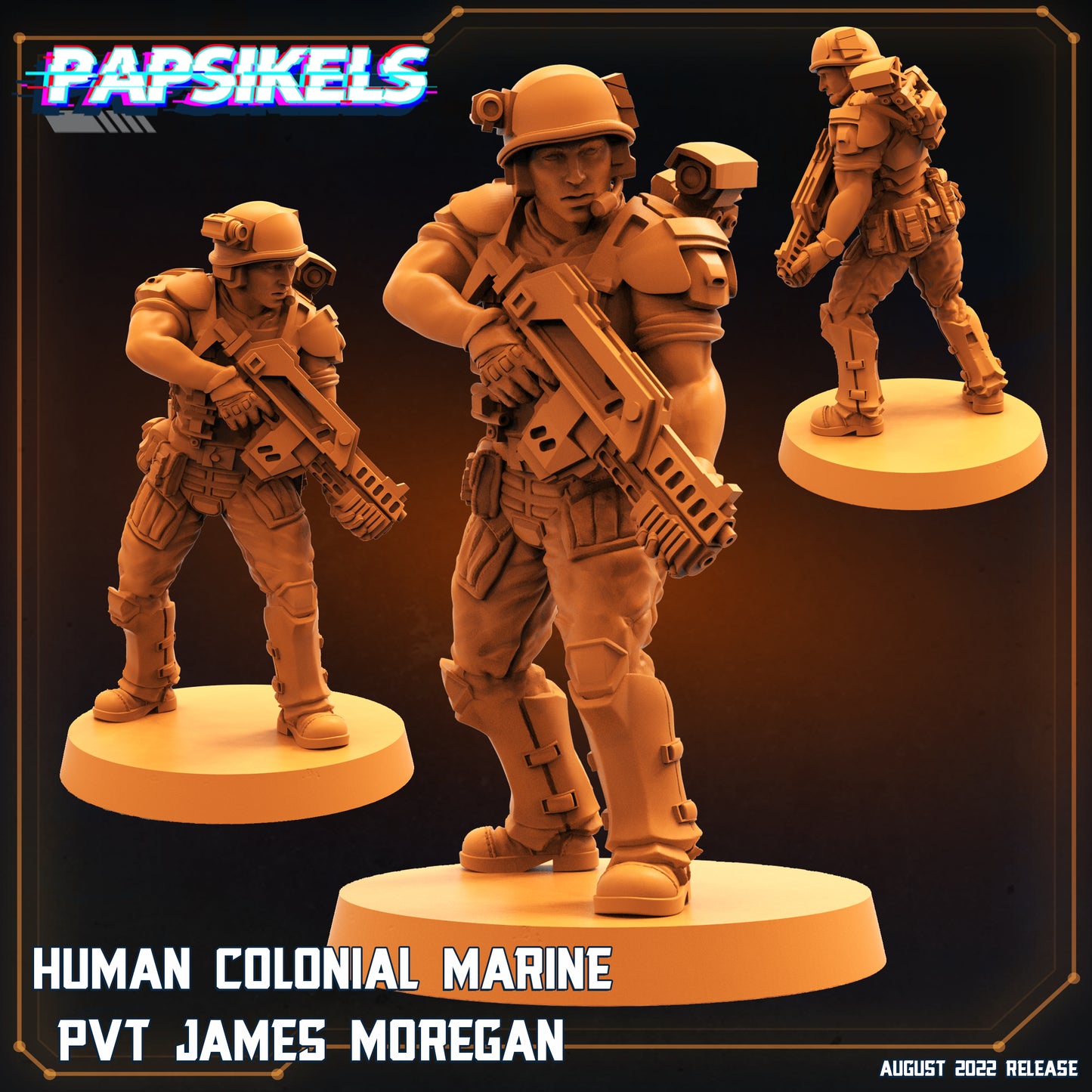 Human Colonial Marine (3 modelos, Agosto 2022)