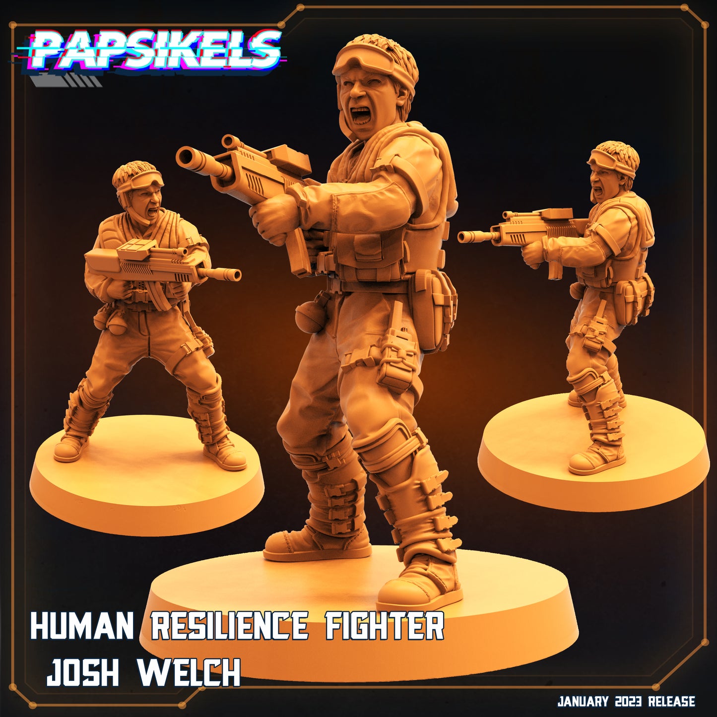 Human Resilience Fighter (9 Modelos)