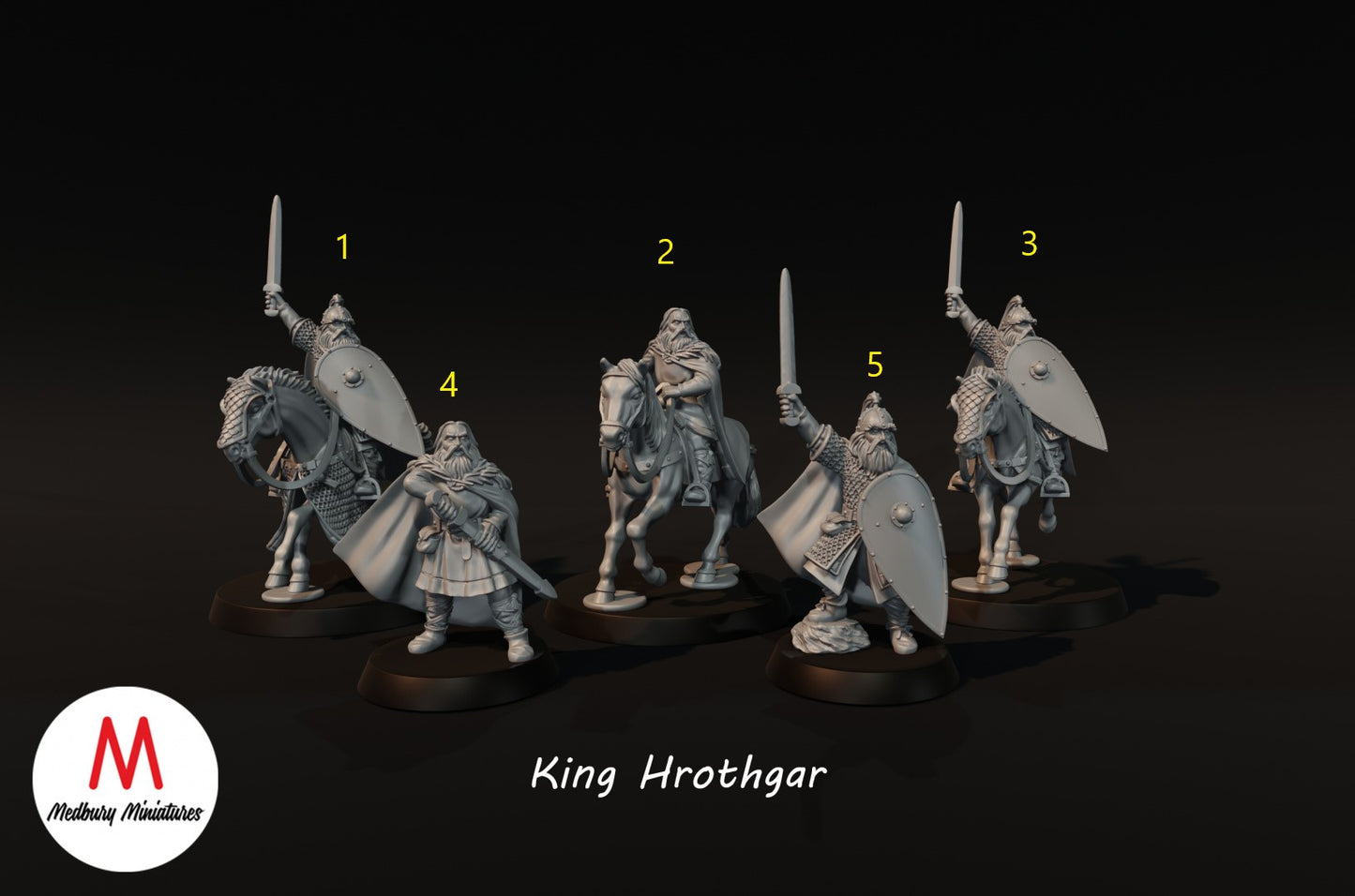 King Hrothgar (5 variantes)