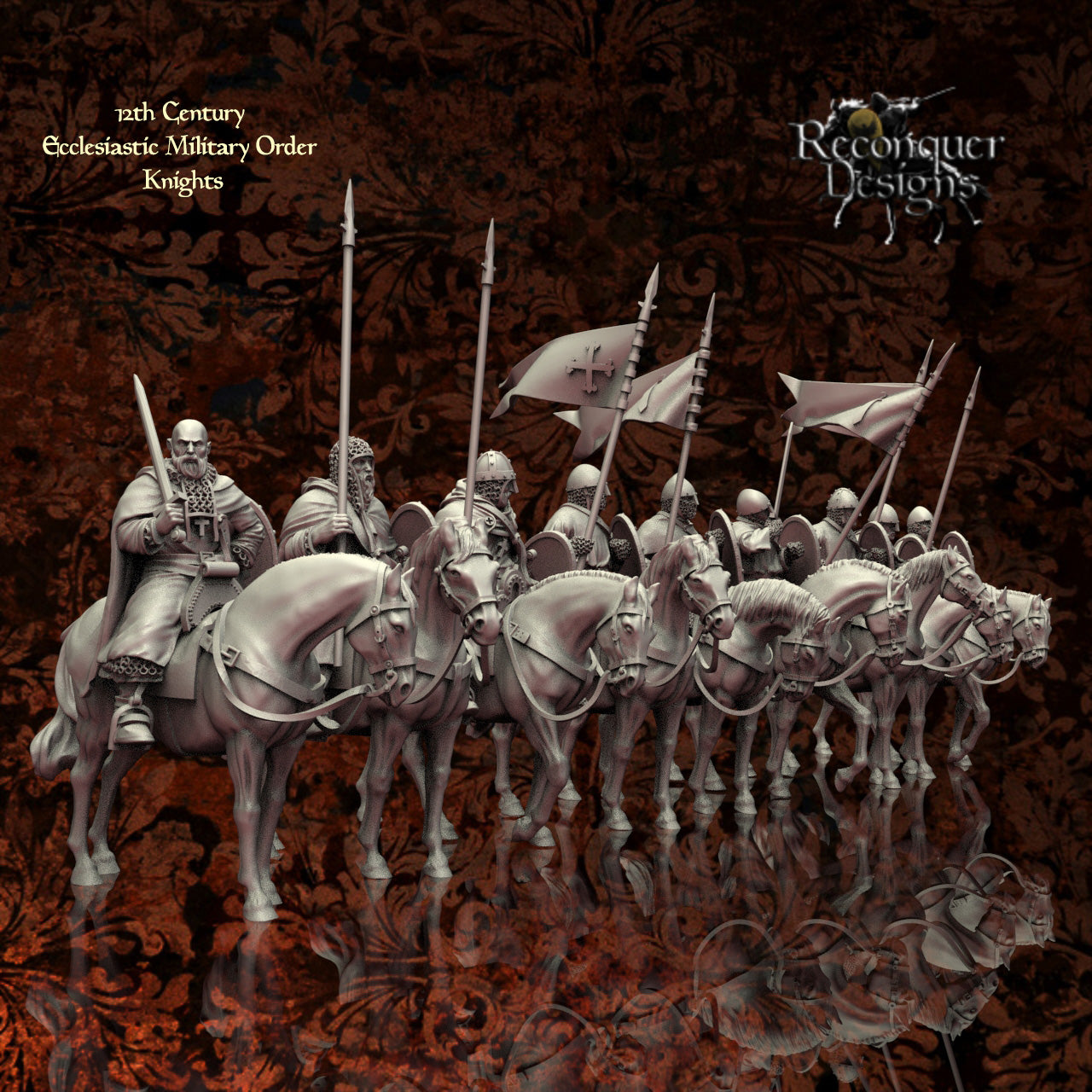 12th Century Ecclesiastic Military Order Knights – 🏅 EboraMiniatures