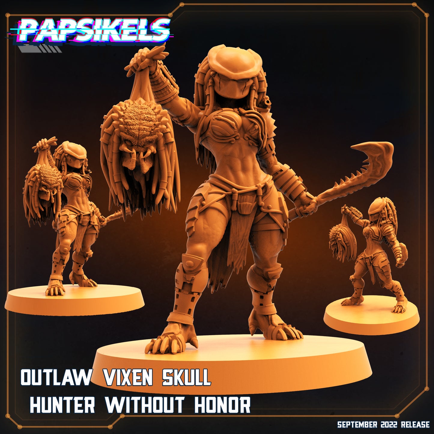 Outlaw Skull Hunter without Honor (2 models)