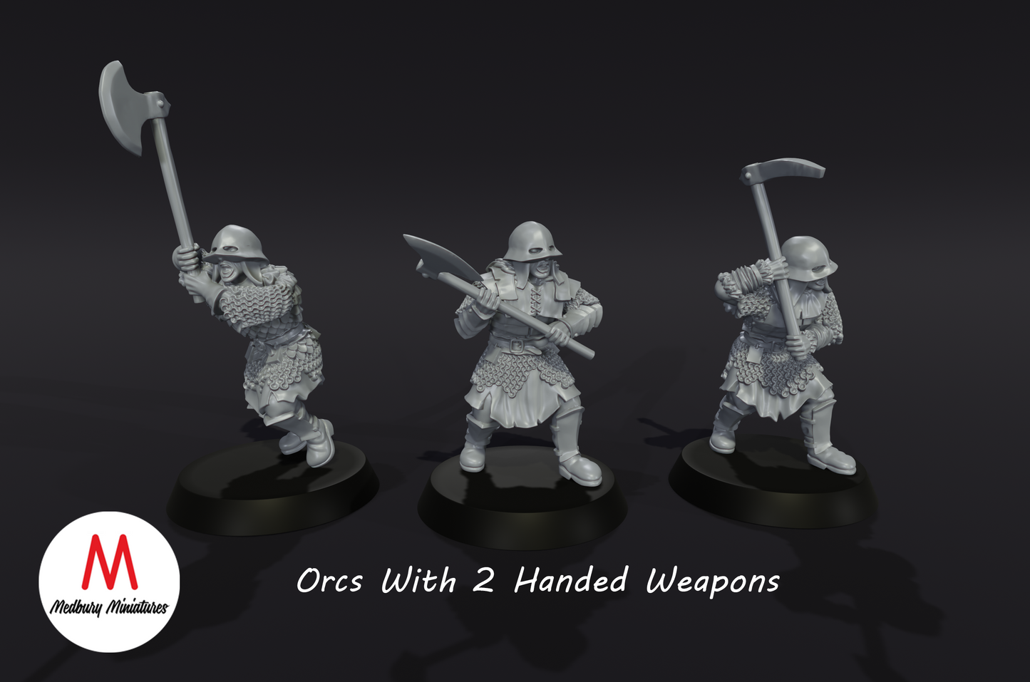 Orcs with 2 Handed Weapons