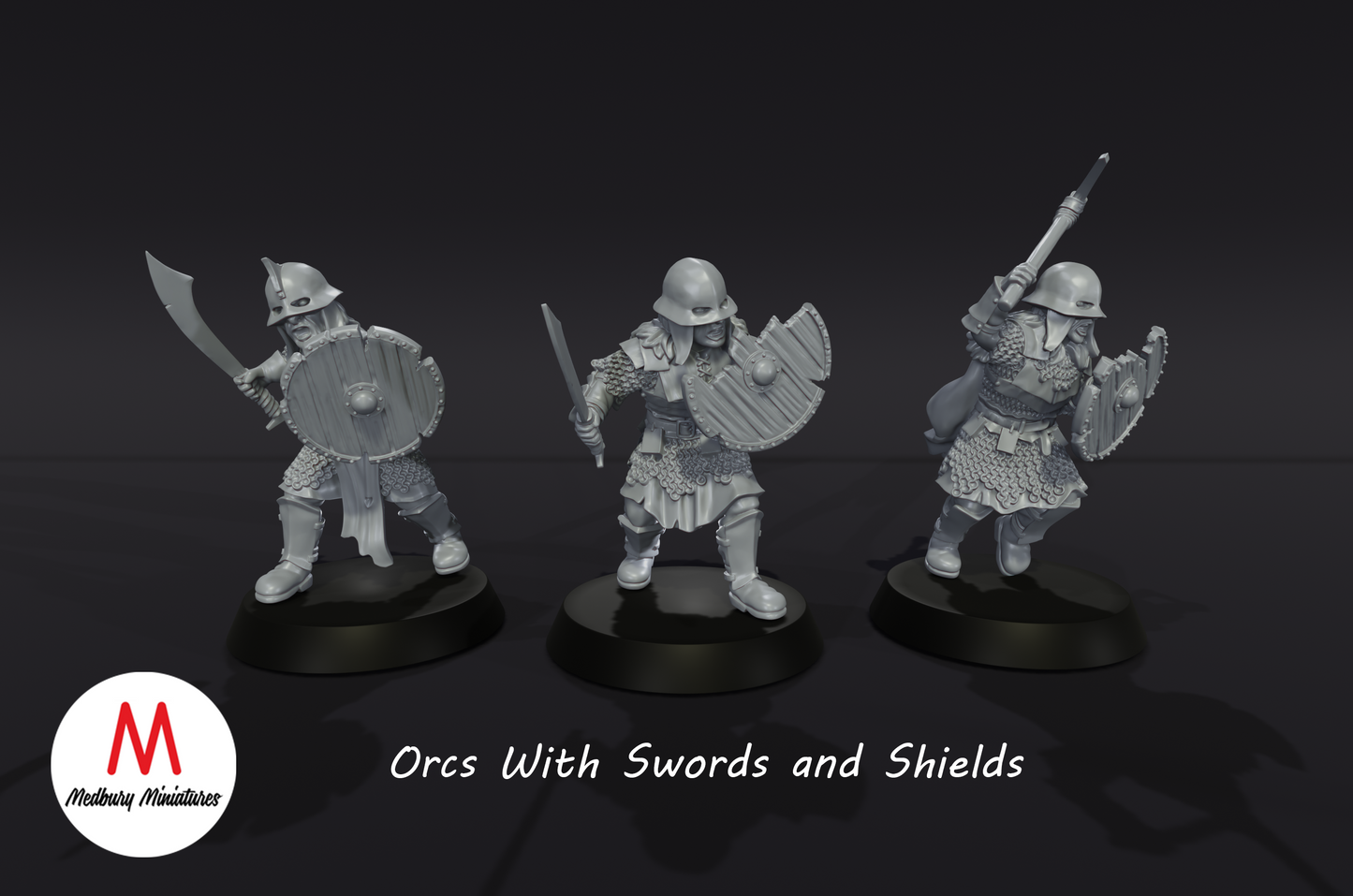 Orcs with Swords and Shields