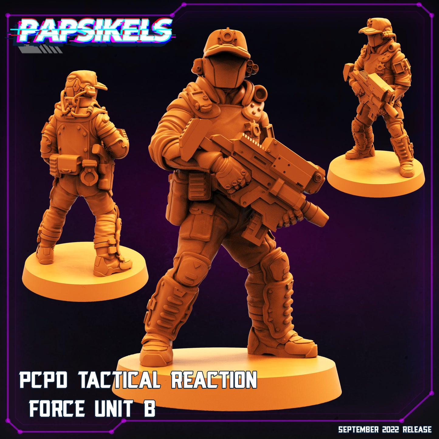 PCPD Tactical Reaction Force unit (5 modelos)