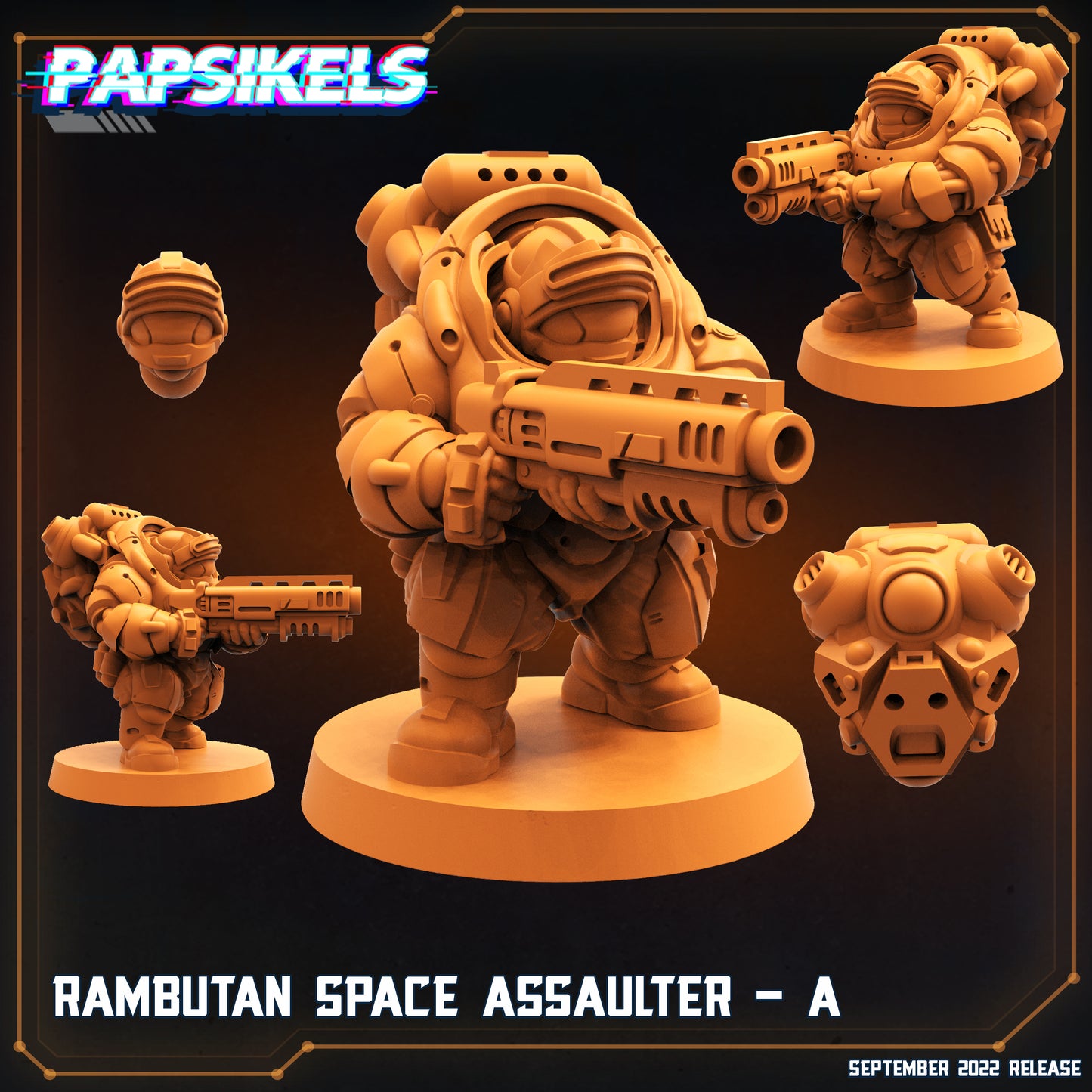 Rambutan Space Assaulters (3 Modelle)