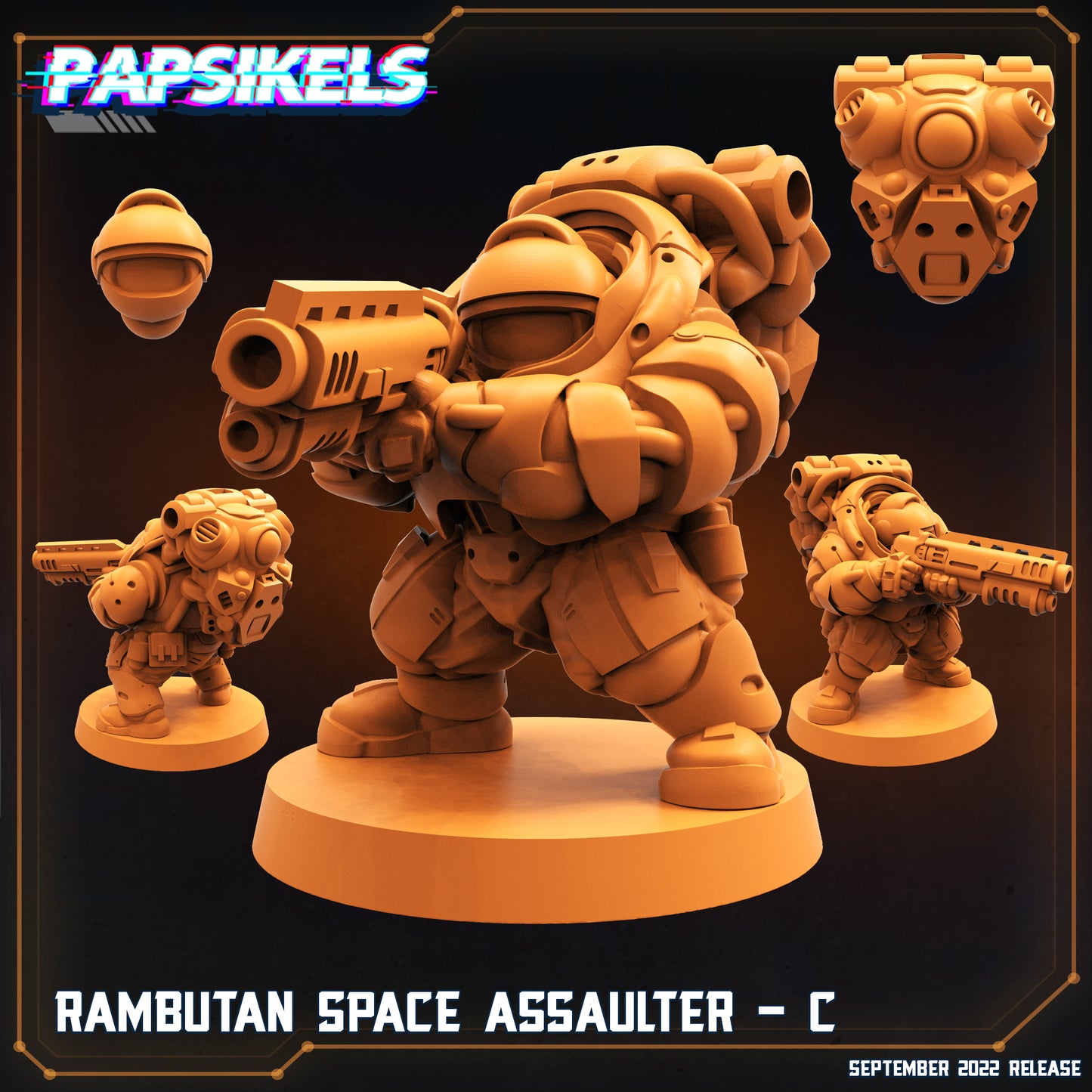 Rambutan Space Assaulters (3 Modelle)