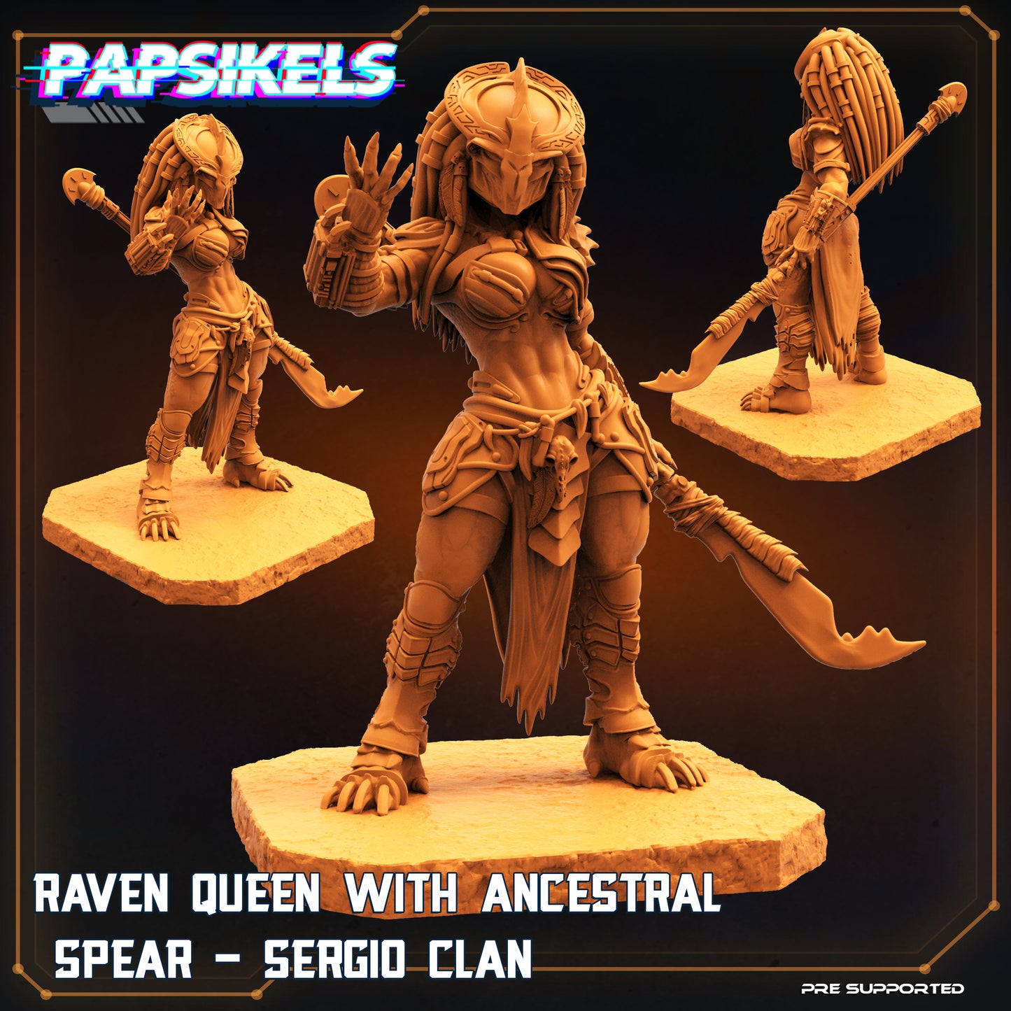 Raven Queen whit Ancestral Spear - Sergio Clan