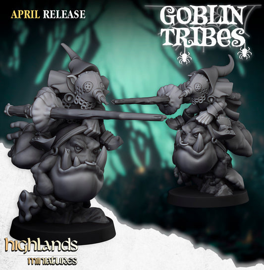 Swamp Goblins Frog Riders with sticks