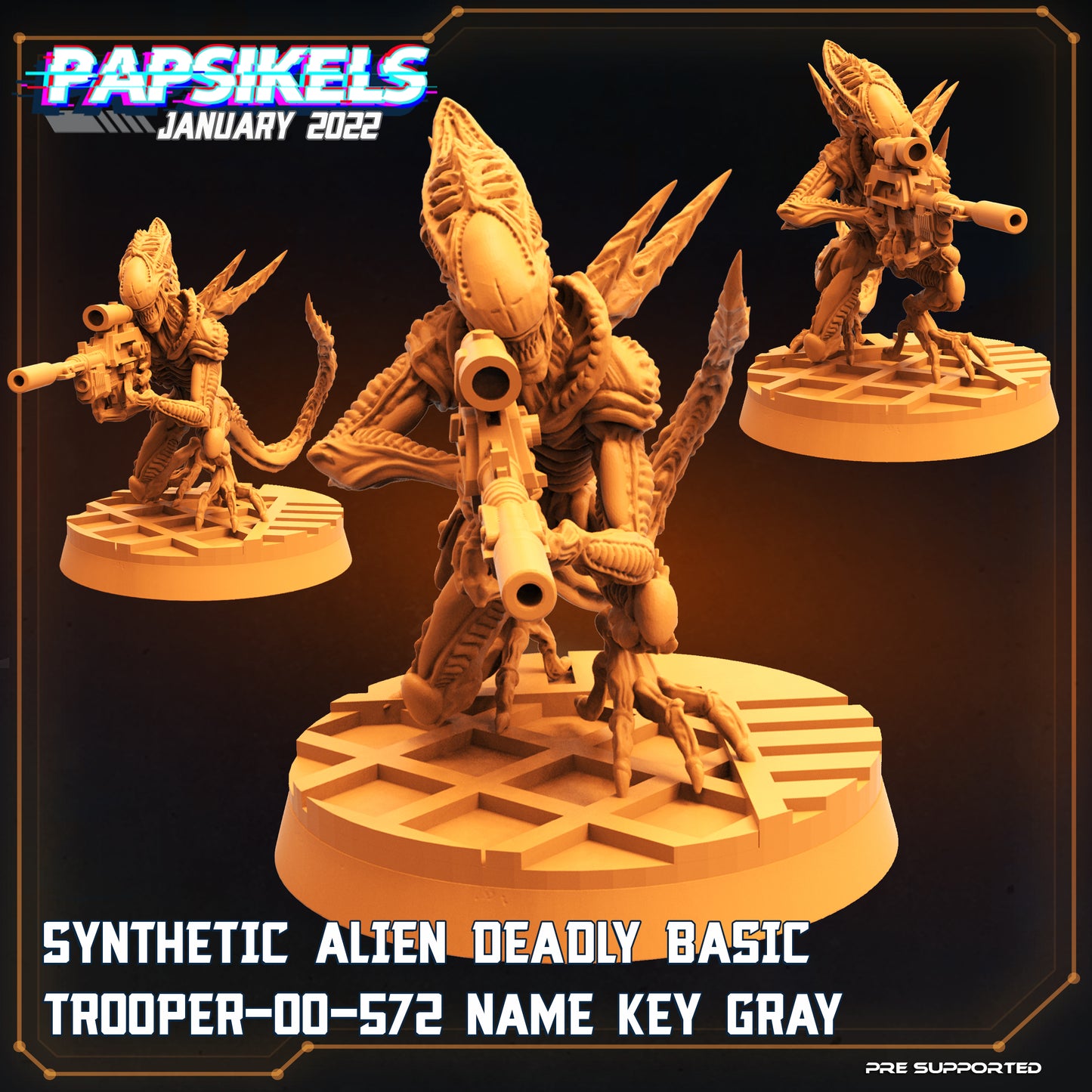 Synthetic Alien Deadly Basic Troop (9 variantes)