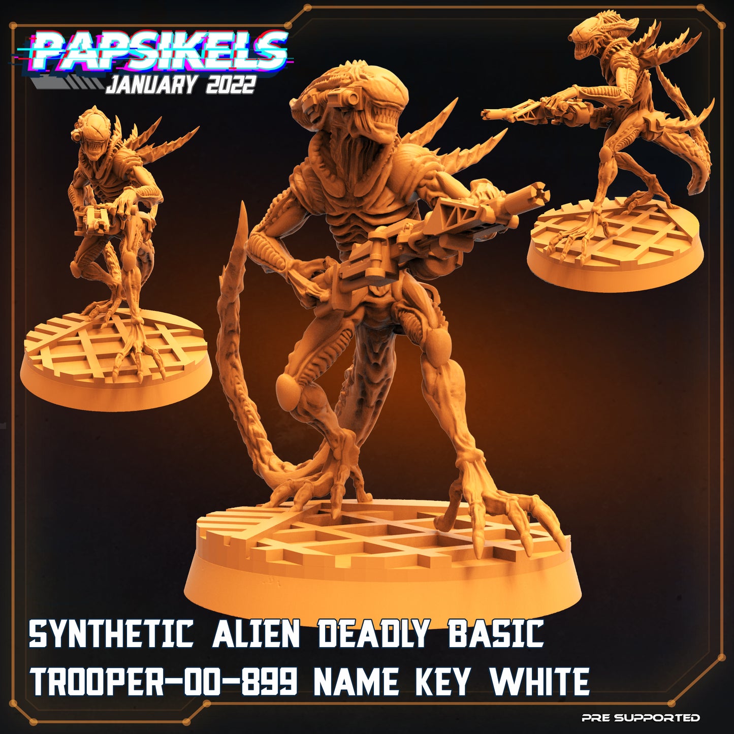 Synthetic Alien Deadly Basic Troop (9 variantes)