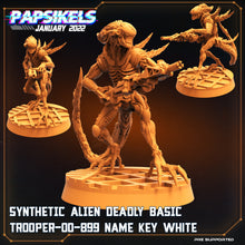 Cargar imagen en el visor de la galería, Synthetic Alien Deadly Basic Troop (9 variantes)
