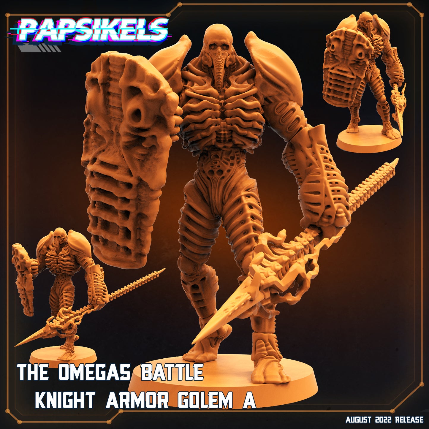 Der Omegas Battle Knight Armor Golem A