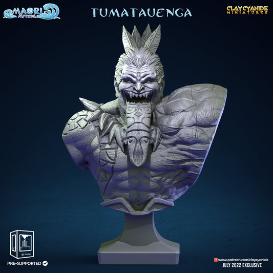 Tumatauenga Bust