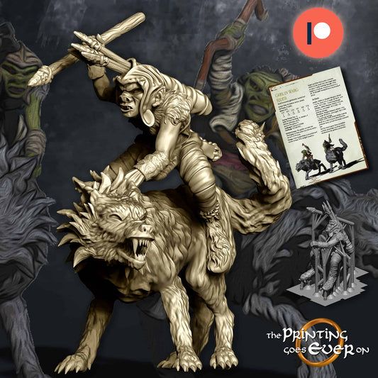 Warg mit Kobold